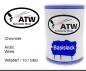 Preview: Chevrolet, Arctic White, WA9567 / 10 / G8G: 500ml Lackdose, von ATW Autoteile West.